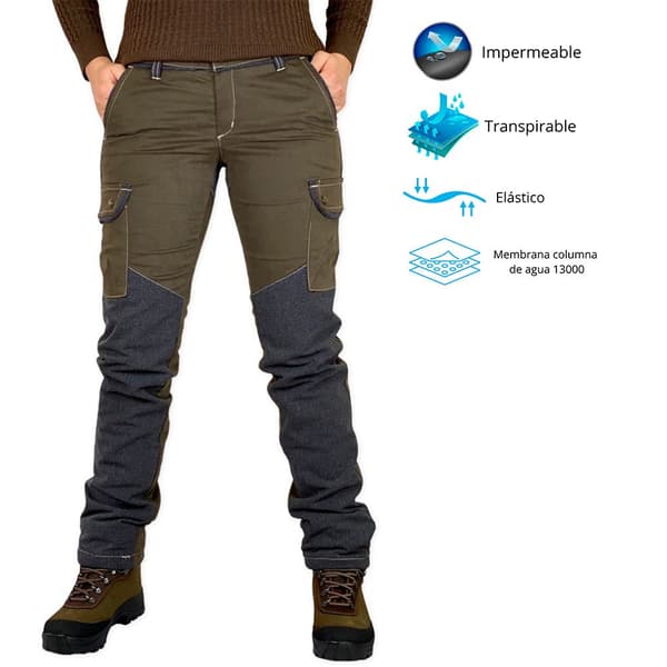 Pasion Morena Lämmönsäädin Techincal Pants Vihreä 42