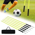 Miniatyrbild 1 av 4: YUENFONG Football Slalom Bar Set - 1,5m - Agility och koordinationsträning