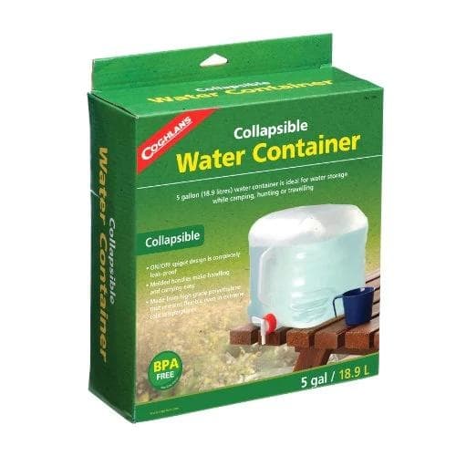 COGHLANS COLLIPSABLE WATER CONTAINER 19L, vattendunk hopfällbar