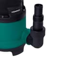 Miniatyrbillede 5 af 11: VONROC Dykpumpe - pumpe - 400W | 8000 l/t - med flyder | max dybde på 5,5 m. | Snavset og rent vand
