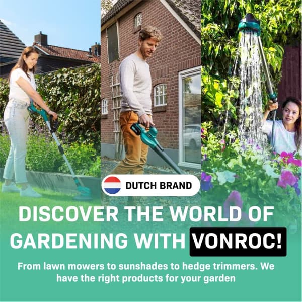VONROC Dykpumpe - pumpe - 400W | 8000 l/t - med flyder | max dybde på 5,5 m. | Snavset og rent vand