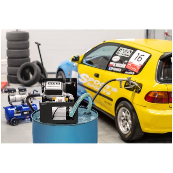 MSW Dieselpump med flödesmätare - 60 L/min