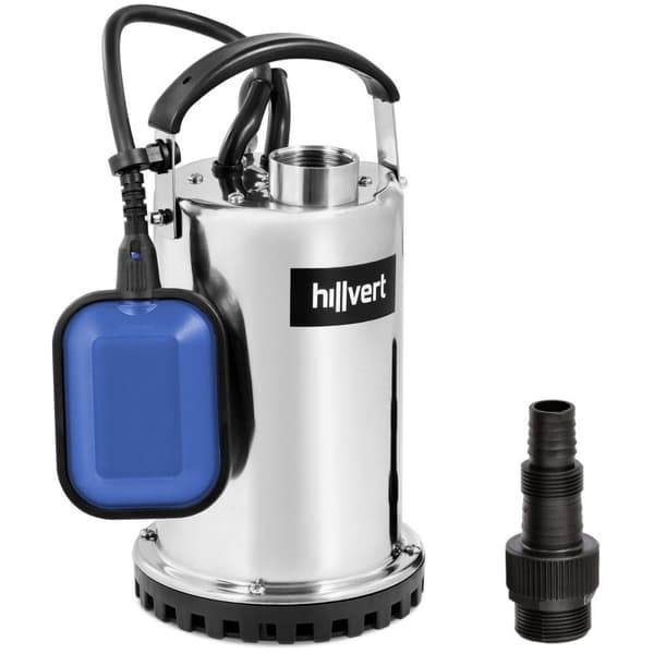 Hillvert Dränkbar pump - 8,5 m³/h - 7 m - 550 W - flottörbrytare