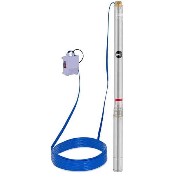 MSW Brunnspump - 3,8 m³/h - 1000 W - rostfritt stål