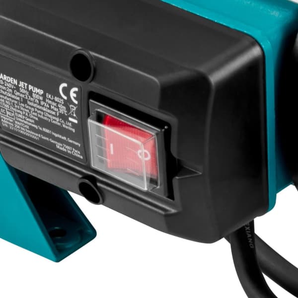 800W 4,8bar 3700L/H 40m lyft 7m sughöjd grundbrunnspump, bärbar trädgårdssprinklerpump för bevattning, vattenöverföring, hushåll
