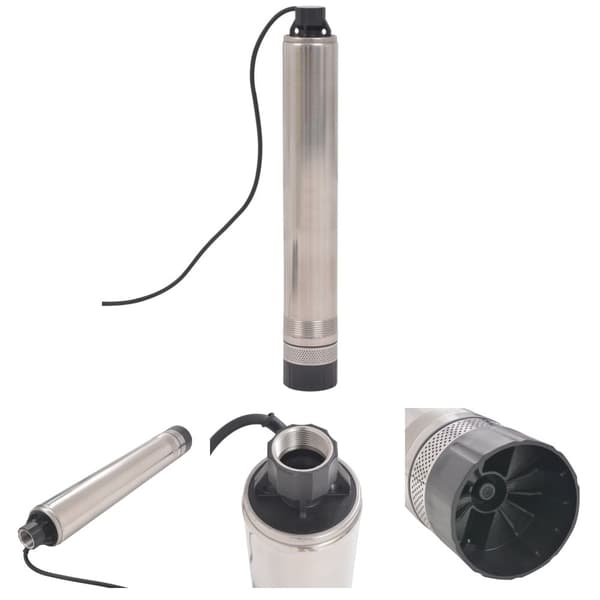 The Living Store dybbrøndspumpe 55 m 1000 W -  Brøndpumper & -systemer