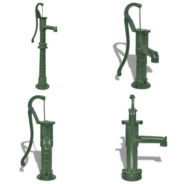Vandpumpe med fod støbejern -  - Home & Living