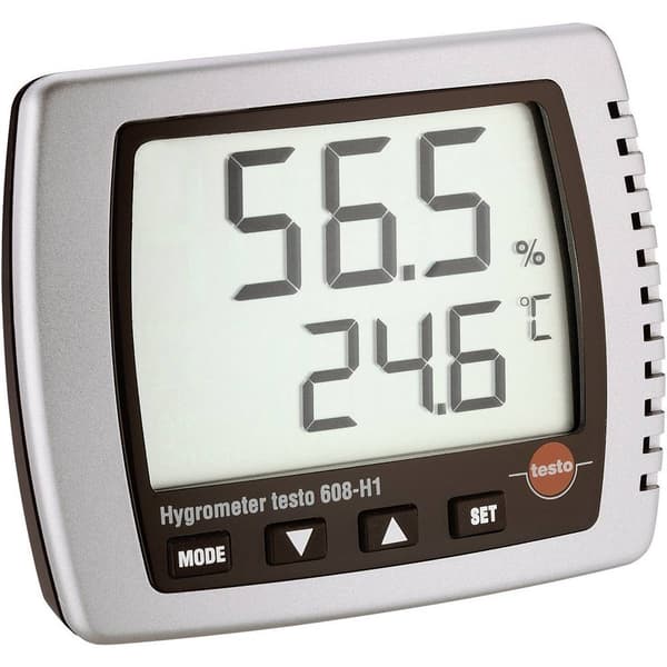 testo 608-H1 Hygrometer 10 % rF 98 % rF Daggpunkt-/mögel-varningsdisplay