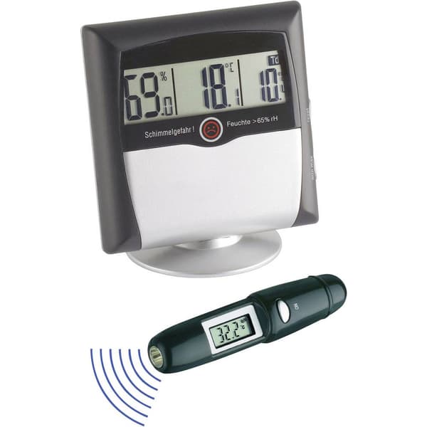 TFA Dostmann MS-10 Hygrometer 1 % rF 99 % rF Hygrometer + IR-termometer