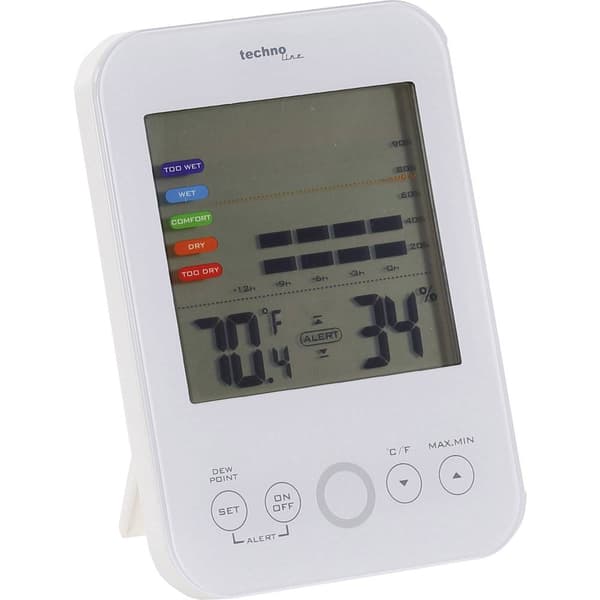 Techno Line WS 9422 Hygrometer 20 % rF 95 % rF Daggpunkt-/mögel-varningsdisplay
