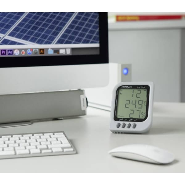 VOLTCRAFT HM-100 Hygrometer 20 % rF 90 % rF