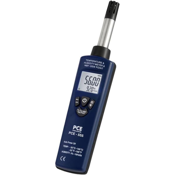 PCE Instruments PCE-555 Hygrometer 0 % rF 100 % rF