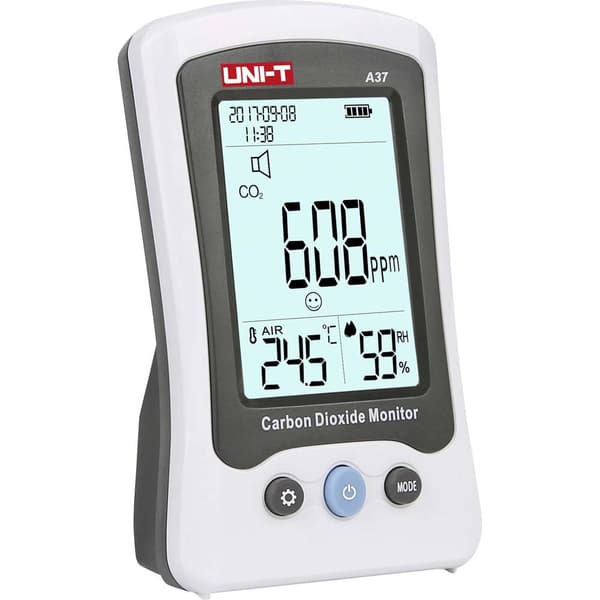 Uni-T A37 Koldioxidmätare med temperaturmätning