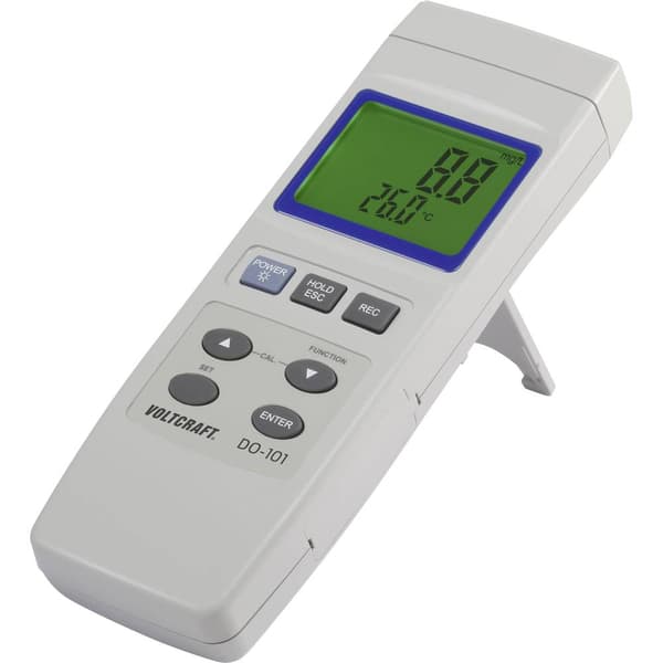 VOLTCRAFT DO-101 Syremätare 0 - 20 mg/L Utbytbar elektrod, med temperaturmätning