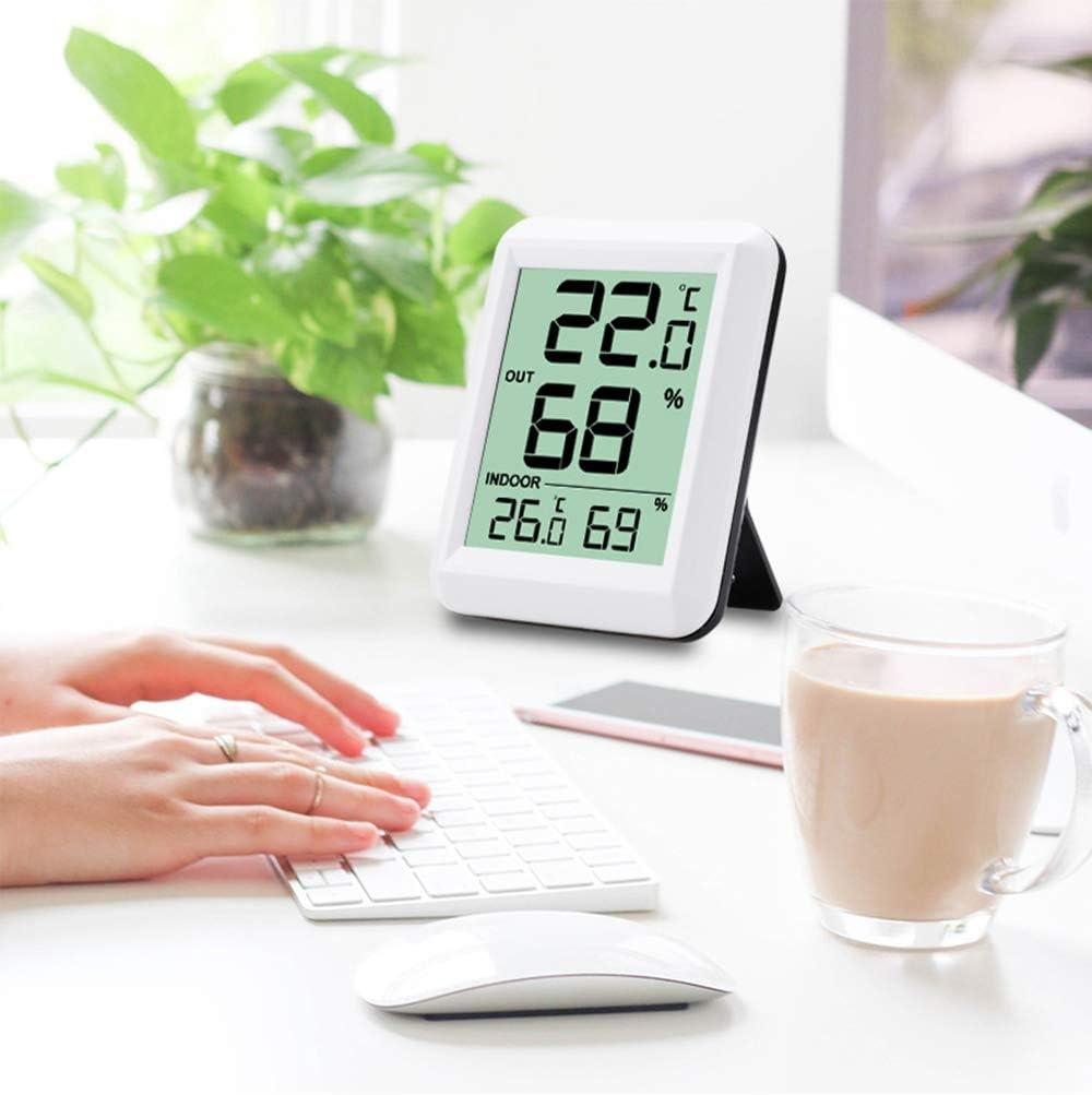 Trådlös Termometer och Hygrometer inomhus utomhus Vit CDON