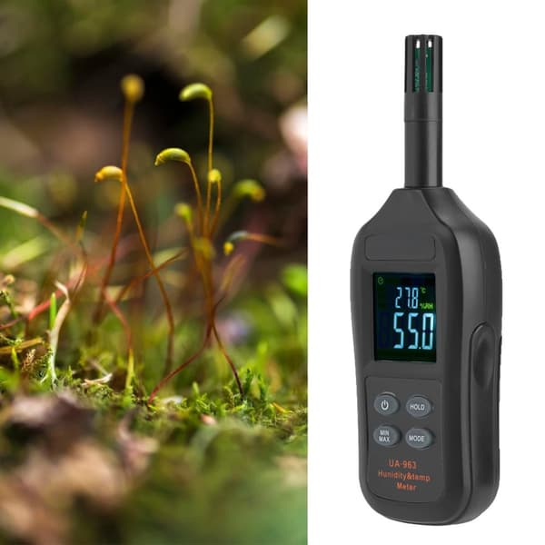 Digital termometer hygrometer, bärbar design, mätning av daggpunkt, industriellt bruk