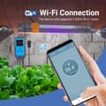Miniatyrbild 3 av 10: WiFi digital fuktighetsregulator för befuktning och avfuktning i hemmet, APP-fjärrkontroll, larm för hög/låg luftfuktighet, anslut och spela