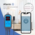 Miniatyrbild 7 av 10: WiFi digital fuktighetsregulator för befuktning och avfuktning i hemmet, APP-fjärrkontroll, larm för hög/låg luftfuktighet, anslut och spela