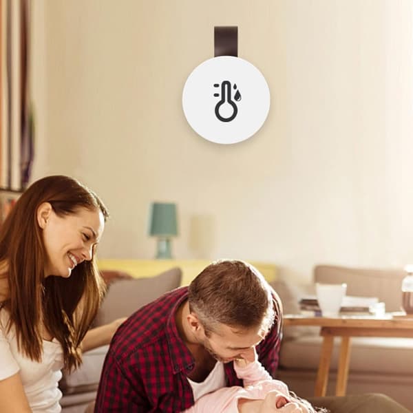 Smart Bluetooth 5.0 mini elektronisk termometer och hygrometer med datalagring app-termometer lämplig för apoteksbarnrum