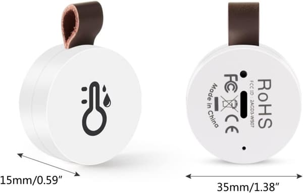 Smart Bluetooth 5.0 mini elektronisk termometer och hygrometer med datalagring app-termometer lämplig för apoteksbarnrum