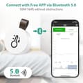 Miniatyrbild 2 av 7: OBOSOE 1/2/3-pack Bluetooth Termometer & Hygrometer med App – Trådlös Temperatur- och Fuktmätare med Datalagring