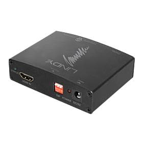 Lindy HDMI 4K Audio Extractor with bypass - HDMI audio signal extractor