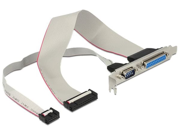 Delock slot bracket ->1 x Serial,  1 x Parallel