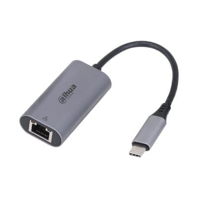 I/O ADAPTER USB-C TO RJ45/TC31 DAHUA Grå