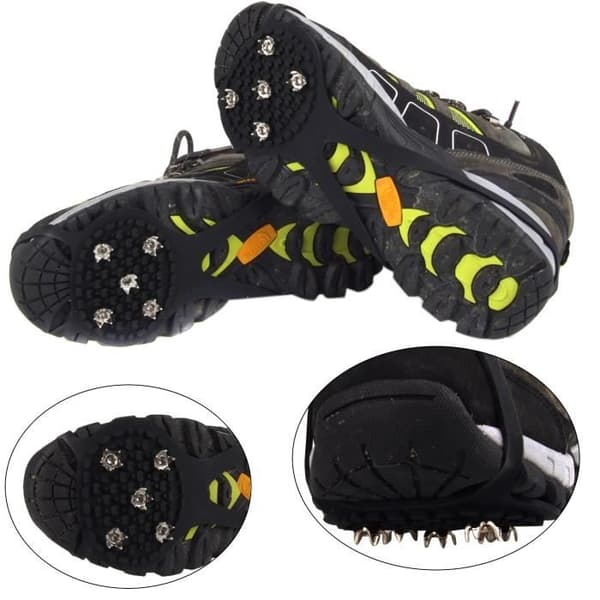 Anti-slip stegjärn - Elisona - 1 par - One Size - För skor 37 till 43 - Vintersport