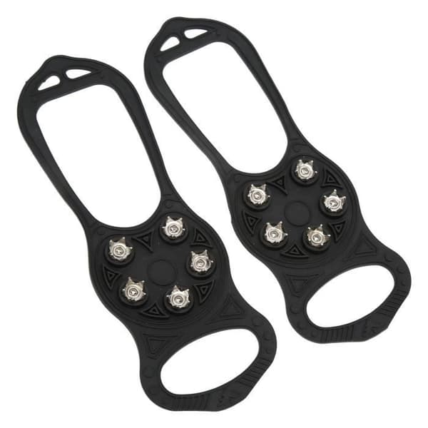 Dilwe Shoes Snow Grip 1 par 5 tänder issnögrepp Bärbara halkfria skor is stegjärn utomhusklättring