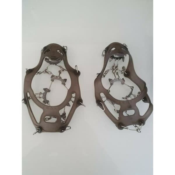 Crampons Anti-verglas Ice Light - FRENDO - Storlek S - 13 spikar på 12 mm - Rostfritt stål