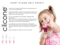 Miniatyrbild 4 av 4: Glasstrut Cillicone Light Pink 2-pack