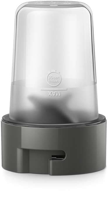 Philips Mini Blender | HR2604/80 Daily Collection | Tabletop | 350 W | Jar material Plastic/Glass | Jar capacity 0.6+0.6 L | Ice crushing | Pearl meta