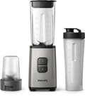 Miniatyrbillede 1 af 11: Philips Mini Blender | HR2604/80 Daily Collection | Tabletop | 350 W | Jar material Plastic/Glass | Jar capacity 0.6+0.6 L | Ice crushing | Pearl meta
