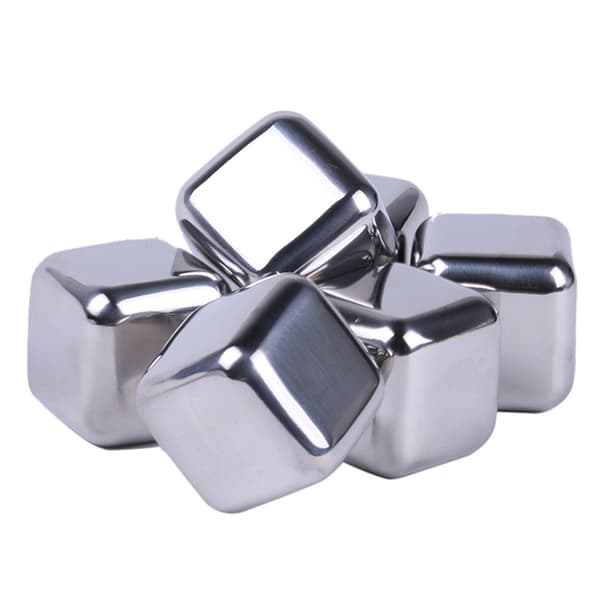 Rostfria iskuber 6-pack - BPA-fritt rostfritt stål