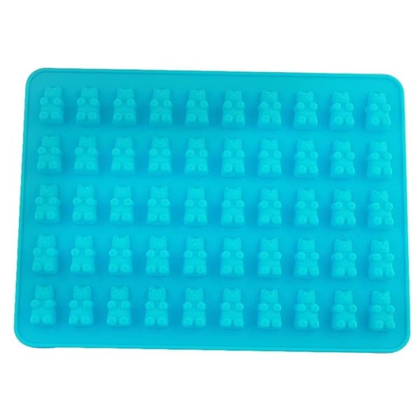 2-Pak - Silikonform Gummibjørner / Isform - 100 bjørner