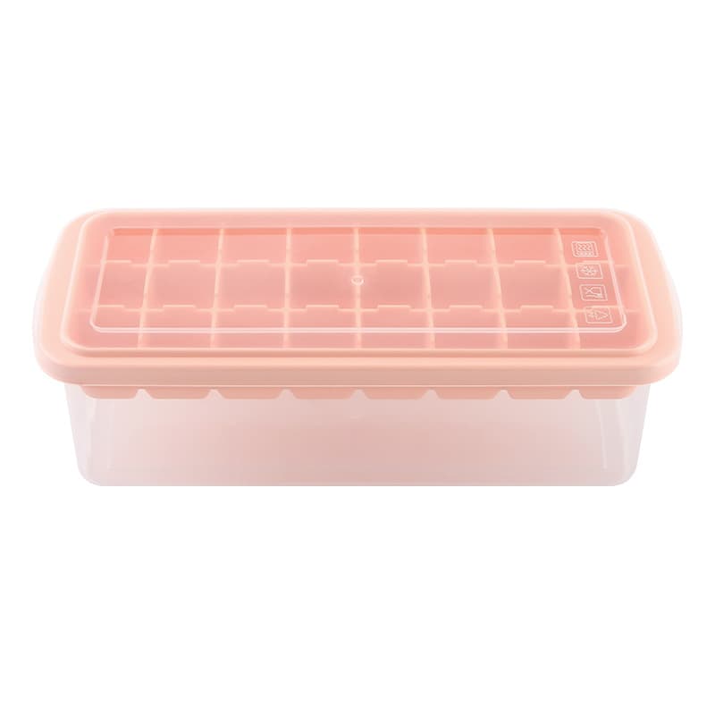 Iskubbricka med lock och förvaringsfack Rosa