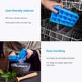 Miniatyrbilde 3 av 6: Iskubs boks Isterningbakker Isterningform i silikon med 15 rom på 3 x 3 x 3 cm hver for store isbiter BPA-fri fleksibel