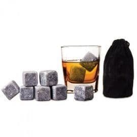 Set med 8 whiskystenar