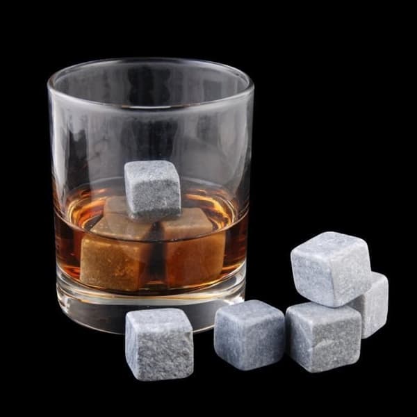 Steniskuber - Apollo23 - 9X Whisky - Täljsten - För alla drycker - Snabb kylning