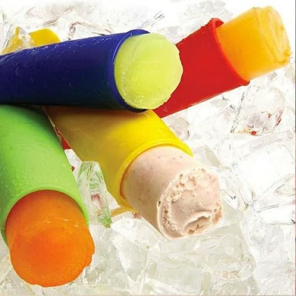 1 st Silikon Push Up Effect Ice Popsicle Ice Cream Mould Jelly Mould for Kid