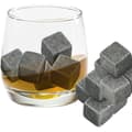 Miniatyrbild 1 av 4: Isbitar - Whisky - 9 st - Täljsten - Återanvändbar - Sammetspåse
