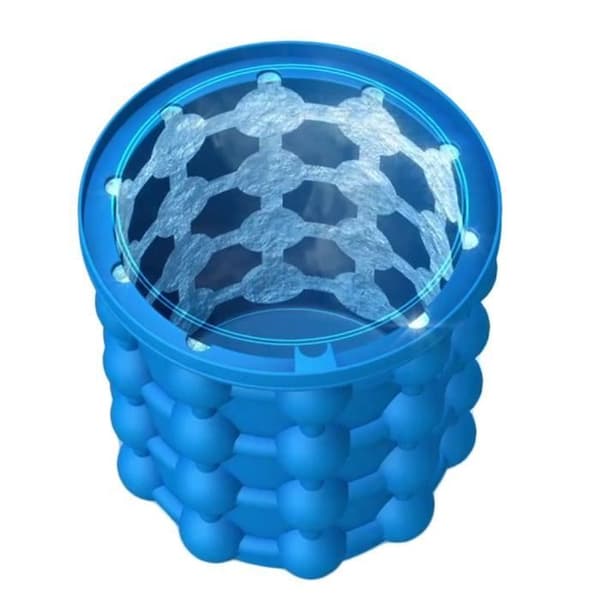 Ny Desigh isbitsbricka isbitsmaskin genie Silikonformar Ice Bucket Ic
