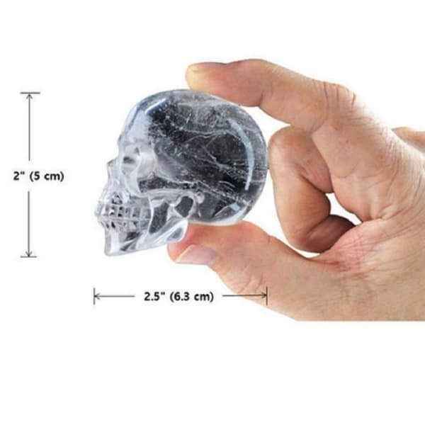 Iskubsform - Panlom® - 3D Skull - Livsmedelsgodkänd silikon - 5 x 6,3 cm - Svart