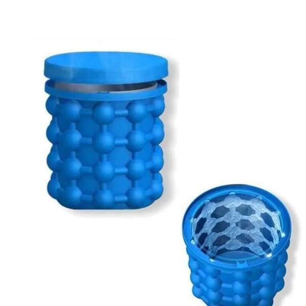 Ice Cube-bricka Ice Cube Maker Silikonformar Ice Hink Ice Cube Maker 2 i 1 Ice Cube Silikonformar Ice Hink Ice Cub Aa21116