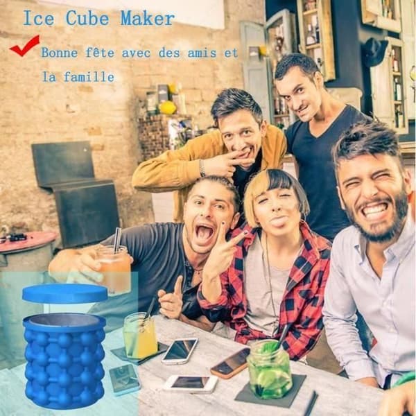 Isbitsmaskin genie Silikon Ice Bucket Moulds@H4