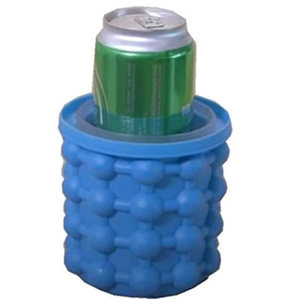 Ice Genie, Ice Cube-bricka Ice Cube-maker Genie Silikon Ice Hink-formar, Ice Cube Maker Ice Cube Ship@H4