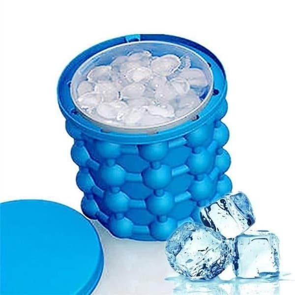 Isbitsmaskin genie Silikonformar Ishink med lock (1 st)