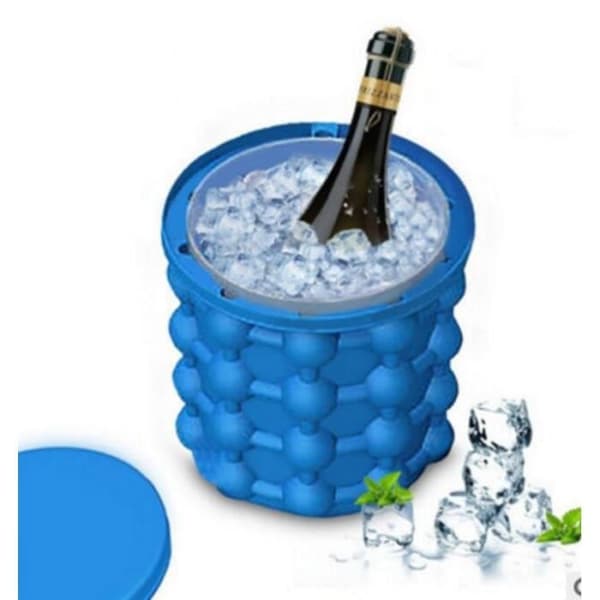 Ice Cube-bricka Ice Cube Maker Silikonformar Ice Hink Ice Cube Maker 2 i 1 Ice Cube Silikonformar Ice Hink Ice Cube Maker