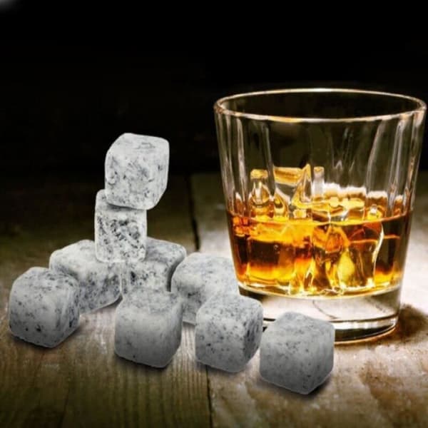 GL12729-Återanvändbara whiskystenar. 6 stycken. set med iskuber. vinkylning. bröllopsfest. kyla ner